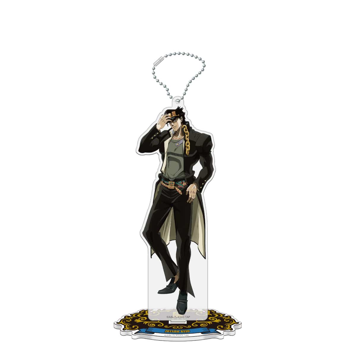 JoJo's Bizarre Adventure JOJO WORLD 3 Acrylic Ball Chain Keychain & Acrylic Stand - Jotaro Kujo