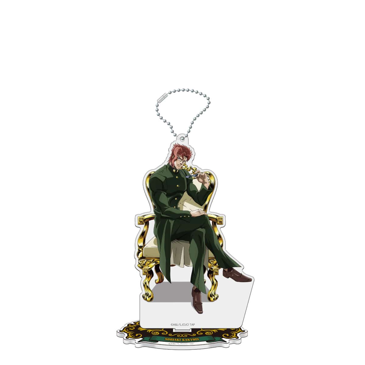 JoJo's Bizarre Adventure JOJO WORLD 3 Acrylic Ball Chain Keychain & Acrylic Stand - Noriaki Kakyoin