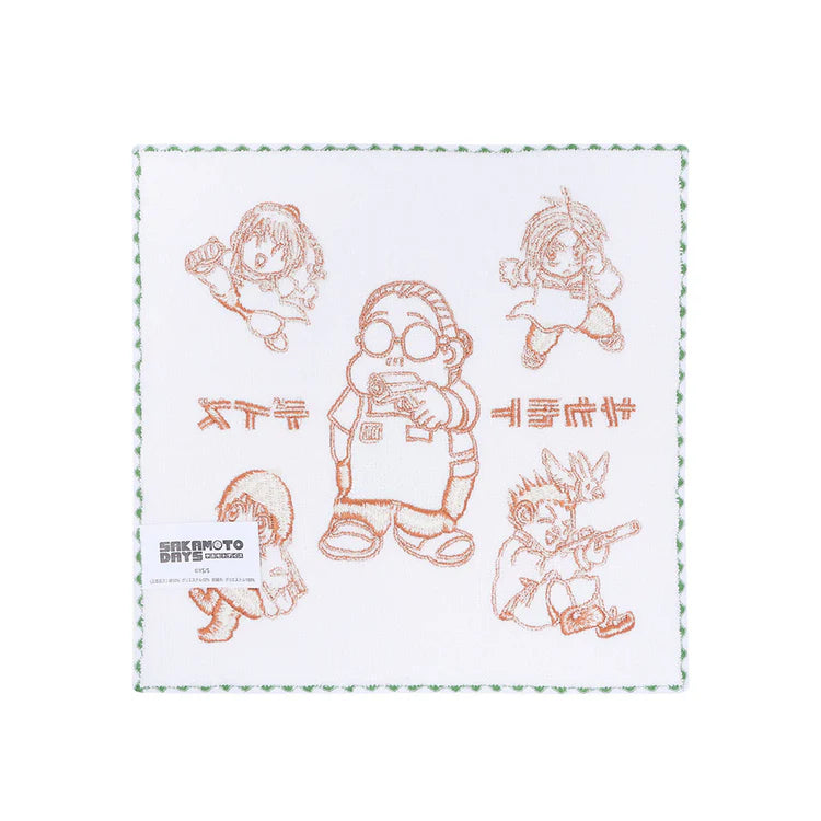Sakamoto Days Embroidered Mini Towel