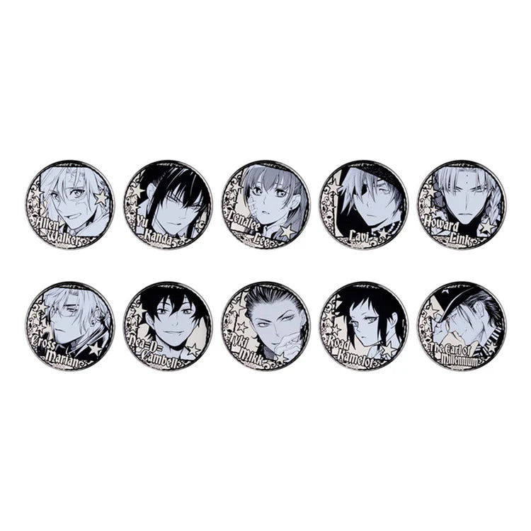 D.Gray-man Silver Badge Collection - 1 Random