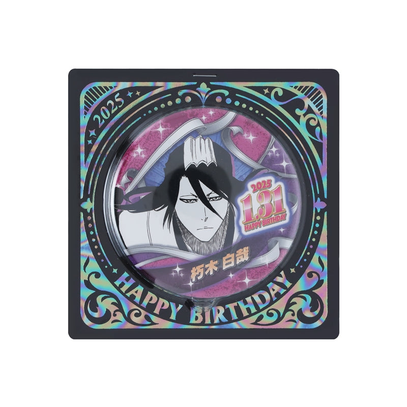 BLEACH 2025 JS Birthday Can Badge - Byakuya Kuchiki
