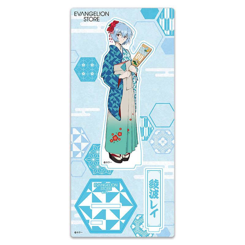 EVA Haregi and Hagoita Ver. Acrylic Stand – Rei Ayanami