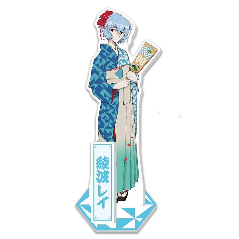EVA Haregi and Hagoita Ver. Acrylic Stand – Rei Ayanami