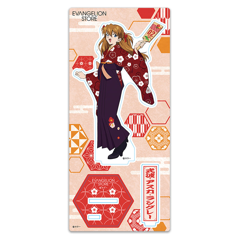 EVA Original Kimono & Hagoita Ver. Acrylic Stand - Asuka