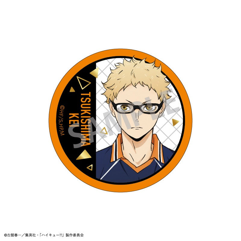 Haikyu!! Trading Foil-Stamped Can Badge A - 1 Random