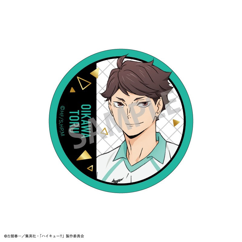 Haikyu!! Trading Foil-Stamped Can Badge A - 1 Random