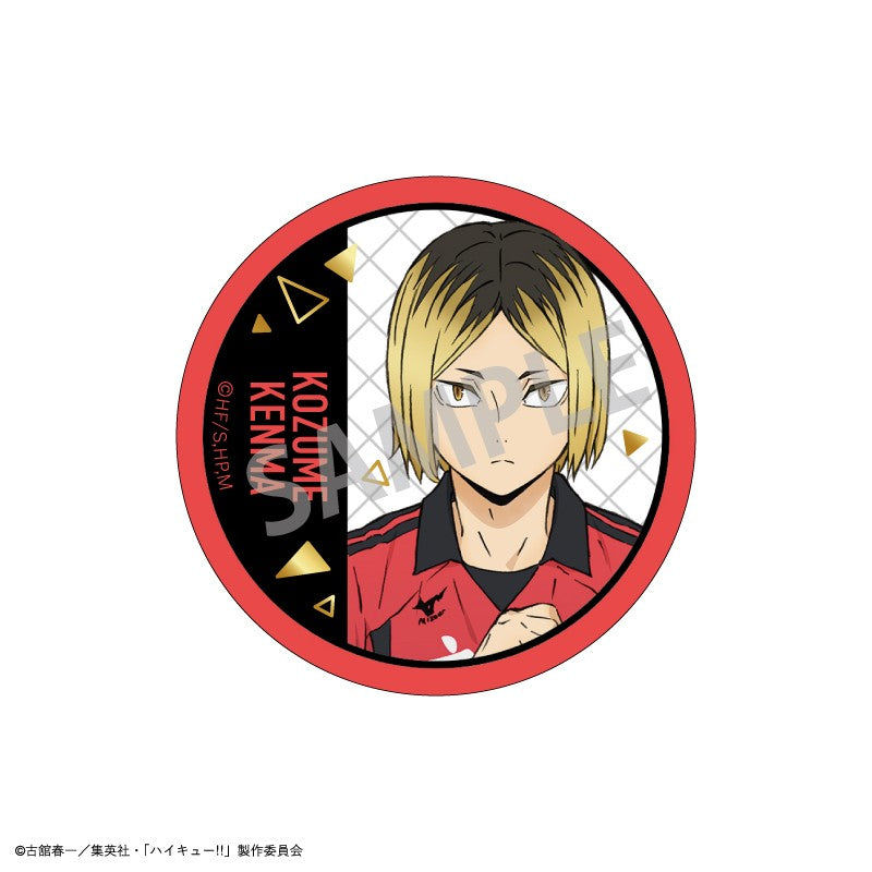 Haikyu!! Trading Foil-Stamped Can Badge A - 1 Random