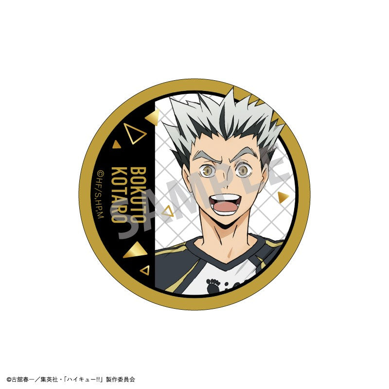 Haikyu!! Trading Foil-Stamped Can Badge A - 1 Random