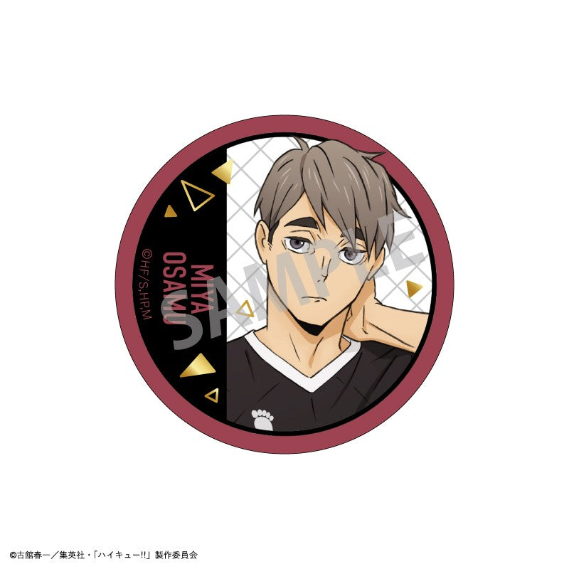 Haikyu!! Trading Foil-Stamped Can Badge A - 1 Random