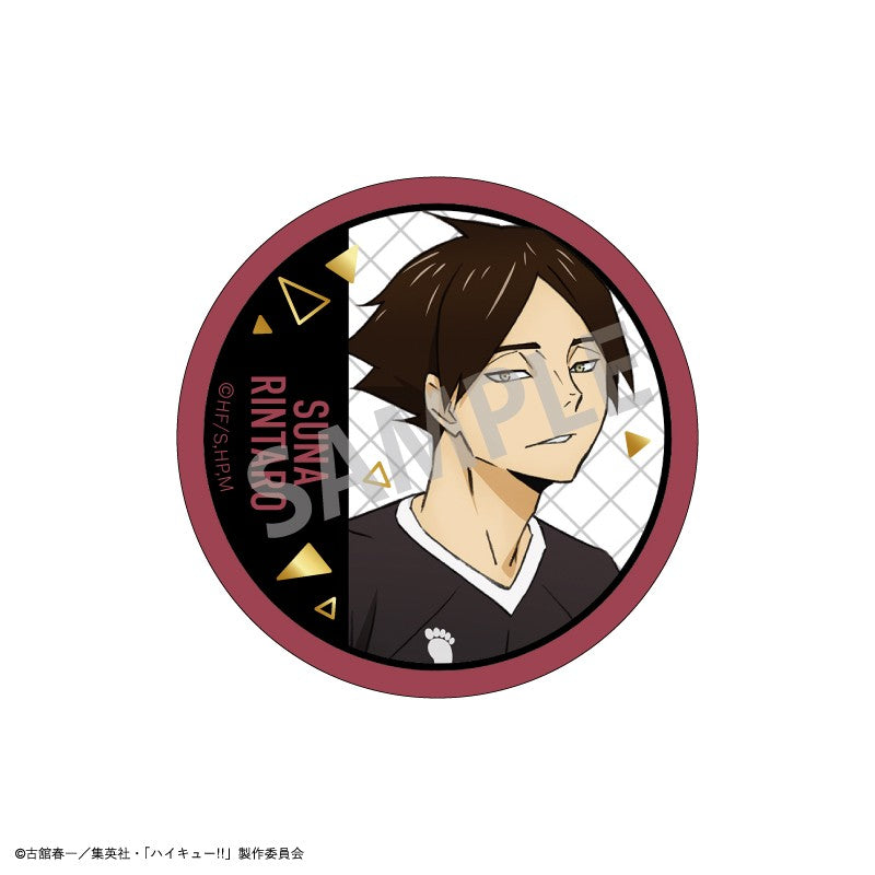 Haikyu!! Trading Foil-Stamped Can Badge A - 1 Random