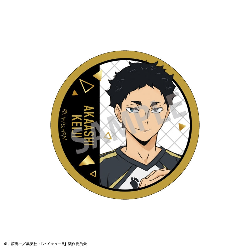 Haikyu!! Trading Foil-Stamped Can Badge B - 1 Random