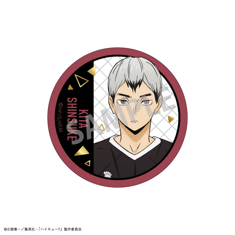 Haikyu!! Trading Foil-Stamped Can Badge B - 1 Random