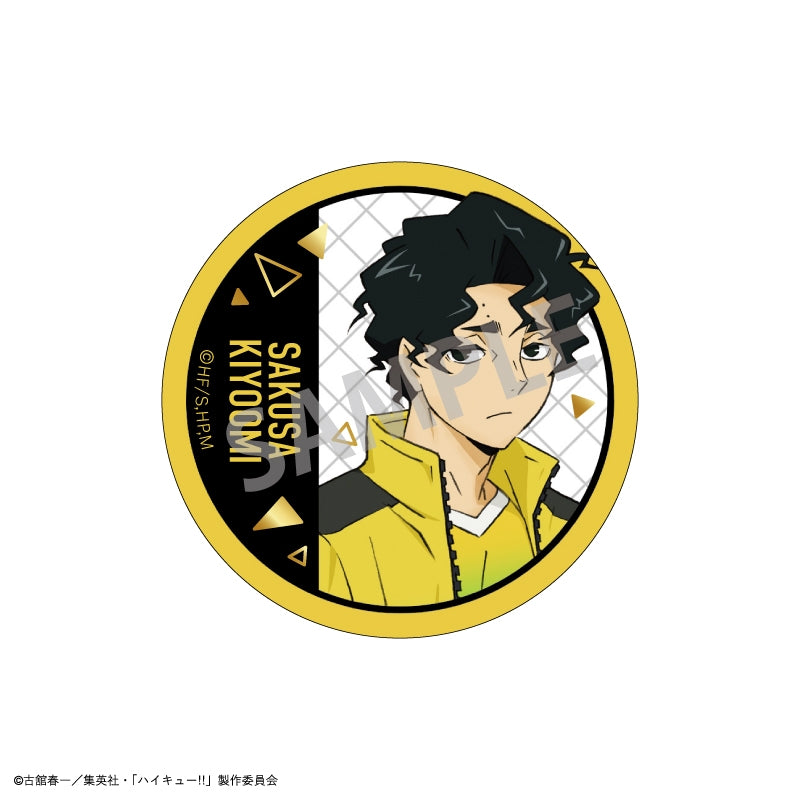Haikyu!! Trading Foil-Stamped Can Badge B - 1 Random