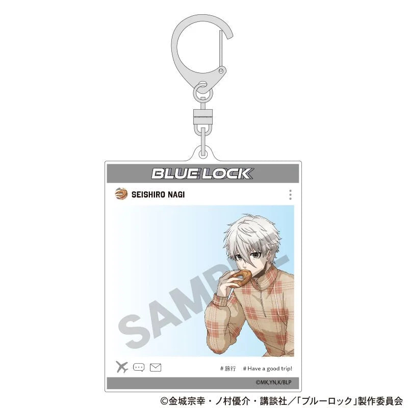 Blue Lock Travel Ver. SNS-Style Acrylic Keychain - Seishiro Nagi