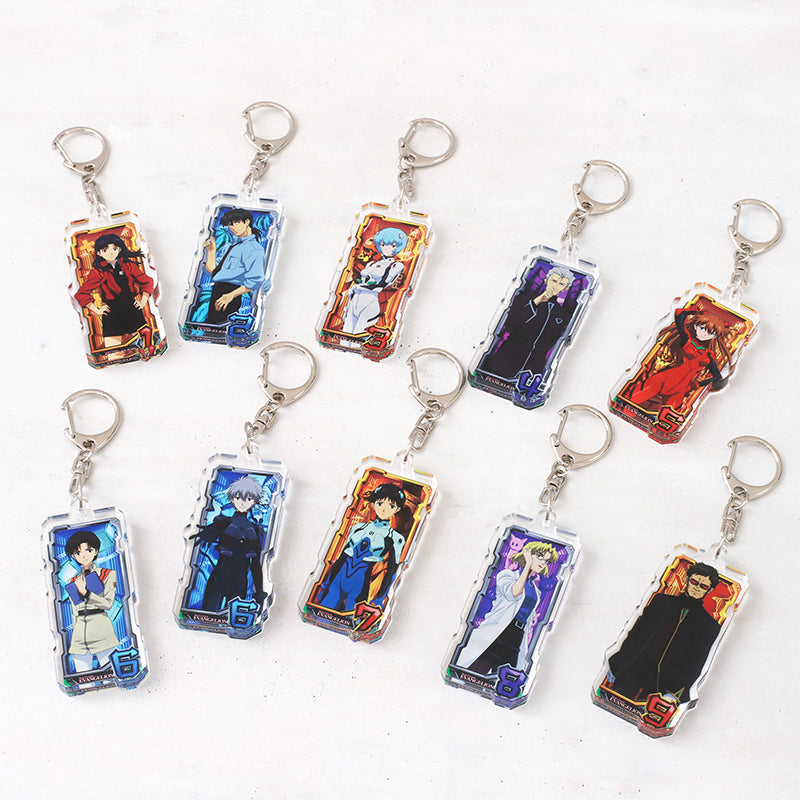 EVA Dodeka Design Acrylic Keychain - Asuka