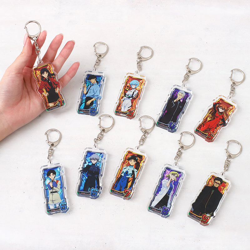 EVA Dodeka Design Acrylic Keychain - Asuka