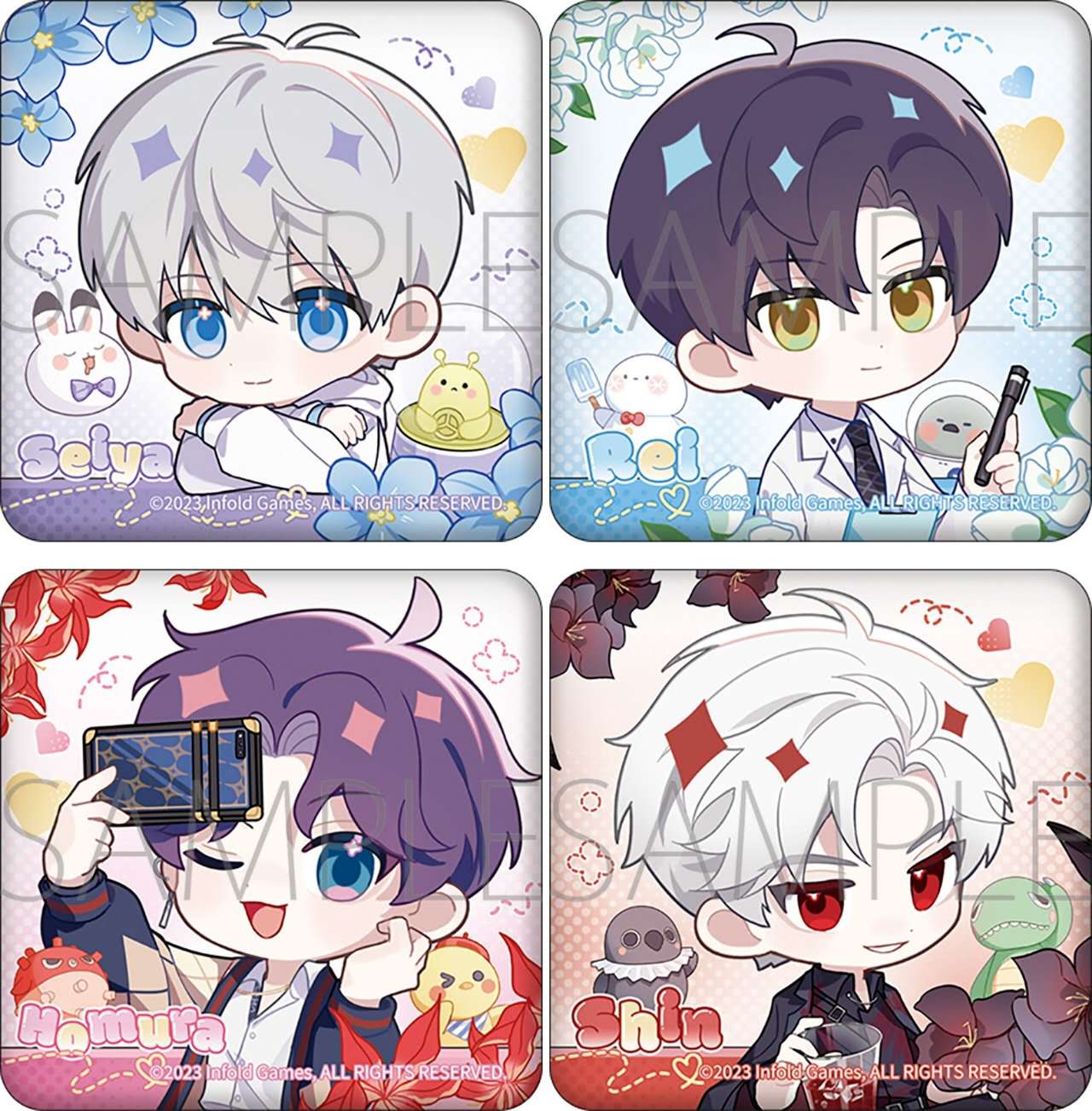 【Pre-order】Love and Deepspace Chibi Report Can Badge