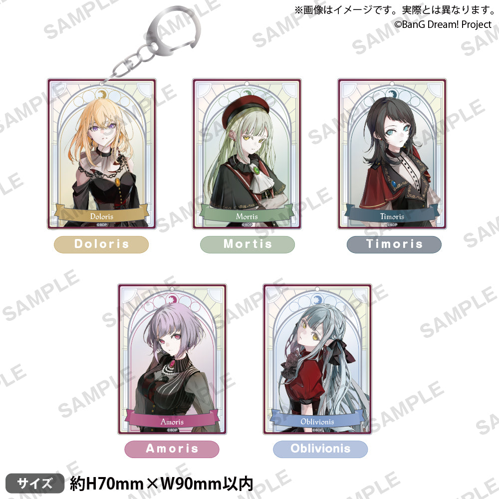 BanG Dream! Ave Mujica Twilight Glow Ver. Acrylic Keychain – Wakaba Mutsumi / Mortis