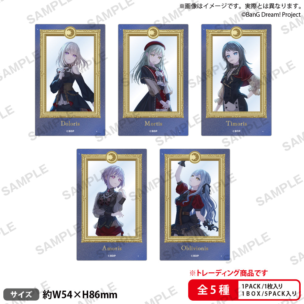 BanG Dream! Ave Mujica 5th LIVE “Nova Historia” Trading Clear Card - 1 Random