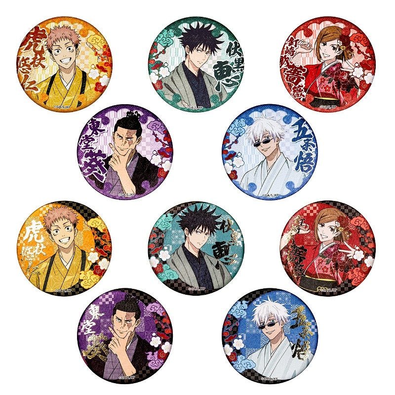 Jujutsu Kaisen Juju Tanbou Trading Washi-Style Can Badge