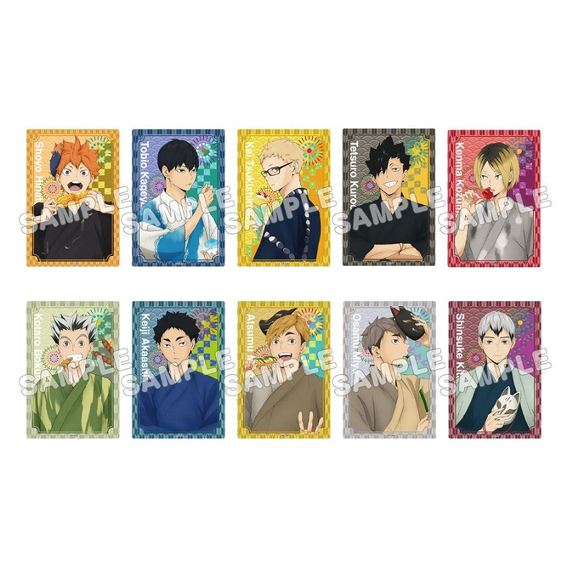 Haikyu!! Enichi Trading Clear Kirakira Card - 1 Random