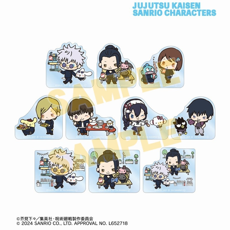 Jujutsu Kaisen × Sanrio Characters Trading Hidden Inventory / Premature Death Acrylic Brick - 1 Random