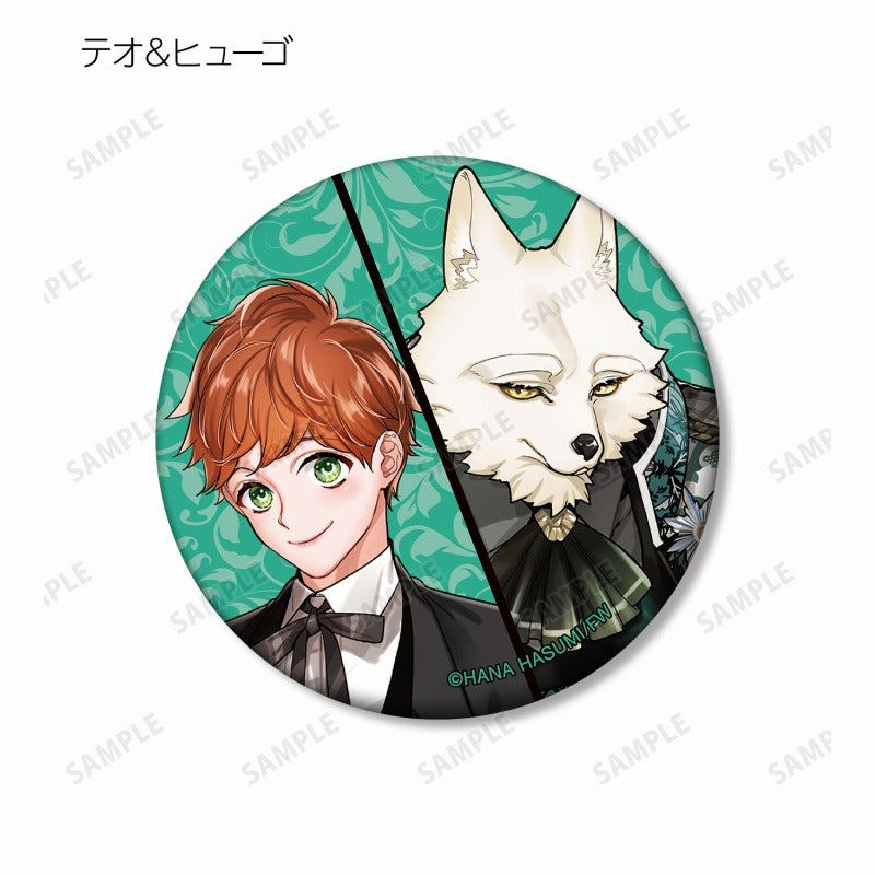 Cuddle: Juujin Omegaverse Tea-Time Ver. Trading Matte Can Badge - 1 Random