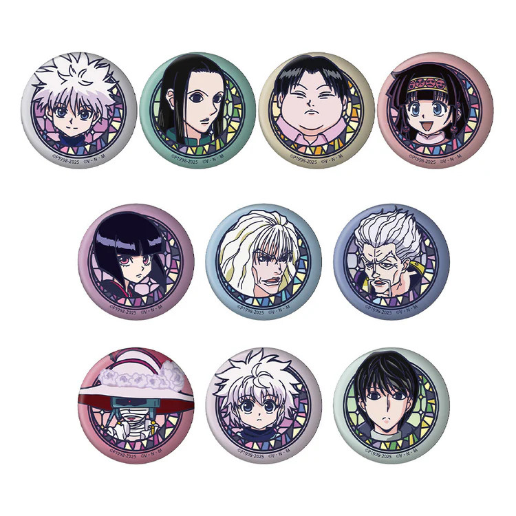 Hunter x Hunter Kirie Series Washi Can Badge Zoldyck-ke - 1 Random