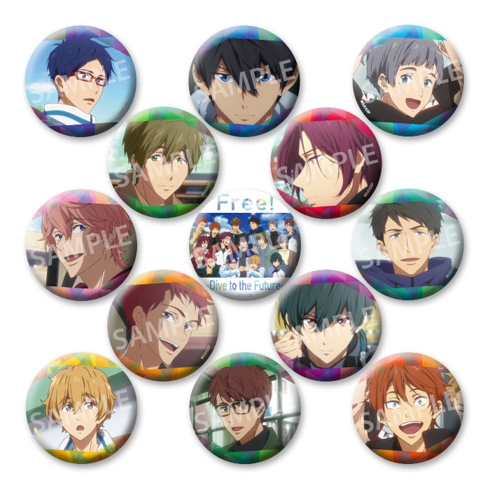 Free! Dive to the Future Opening Scenes Can Badge - 1 Random