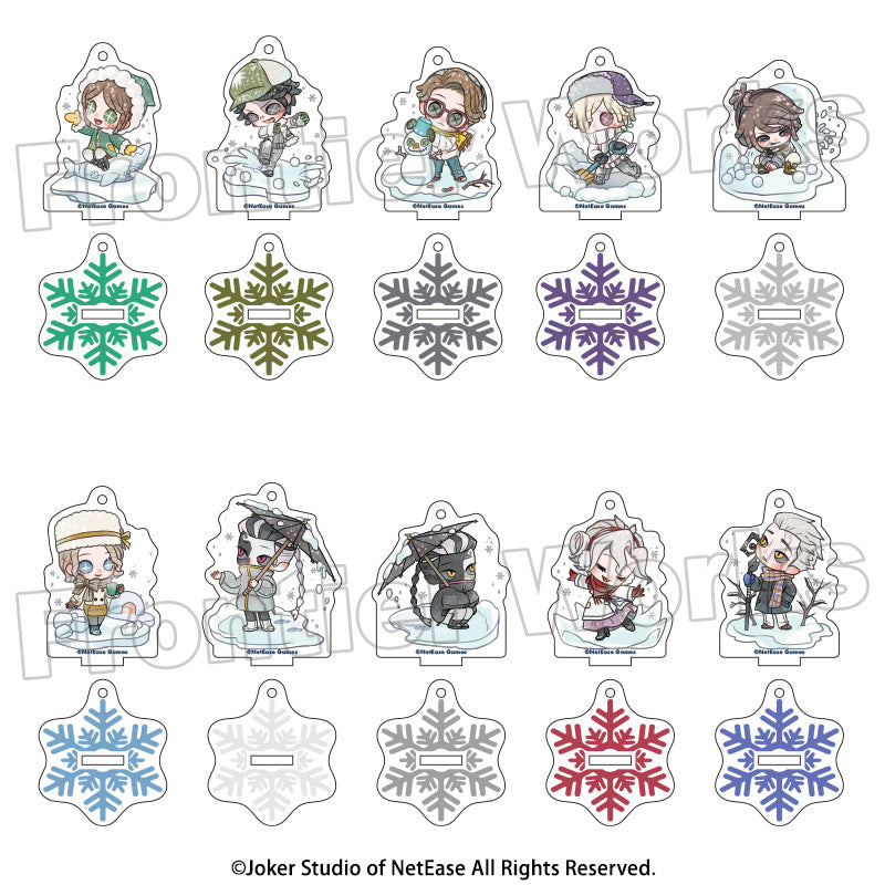 Identity V Stand Pop Snow Festival 2025 Trading Acrylic Stand Keychain - 1 Random
