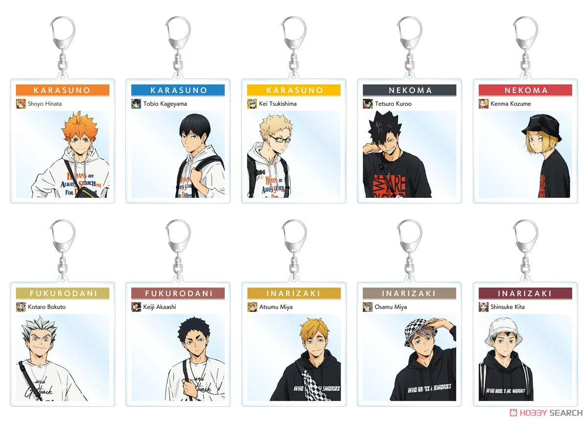 Haikyu!! TO THE TOP x Tobu Zoo Collaboration Leisure Ver. Photo Frame Style BIG Acrylic Keyholder - Kenma Kozume