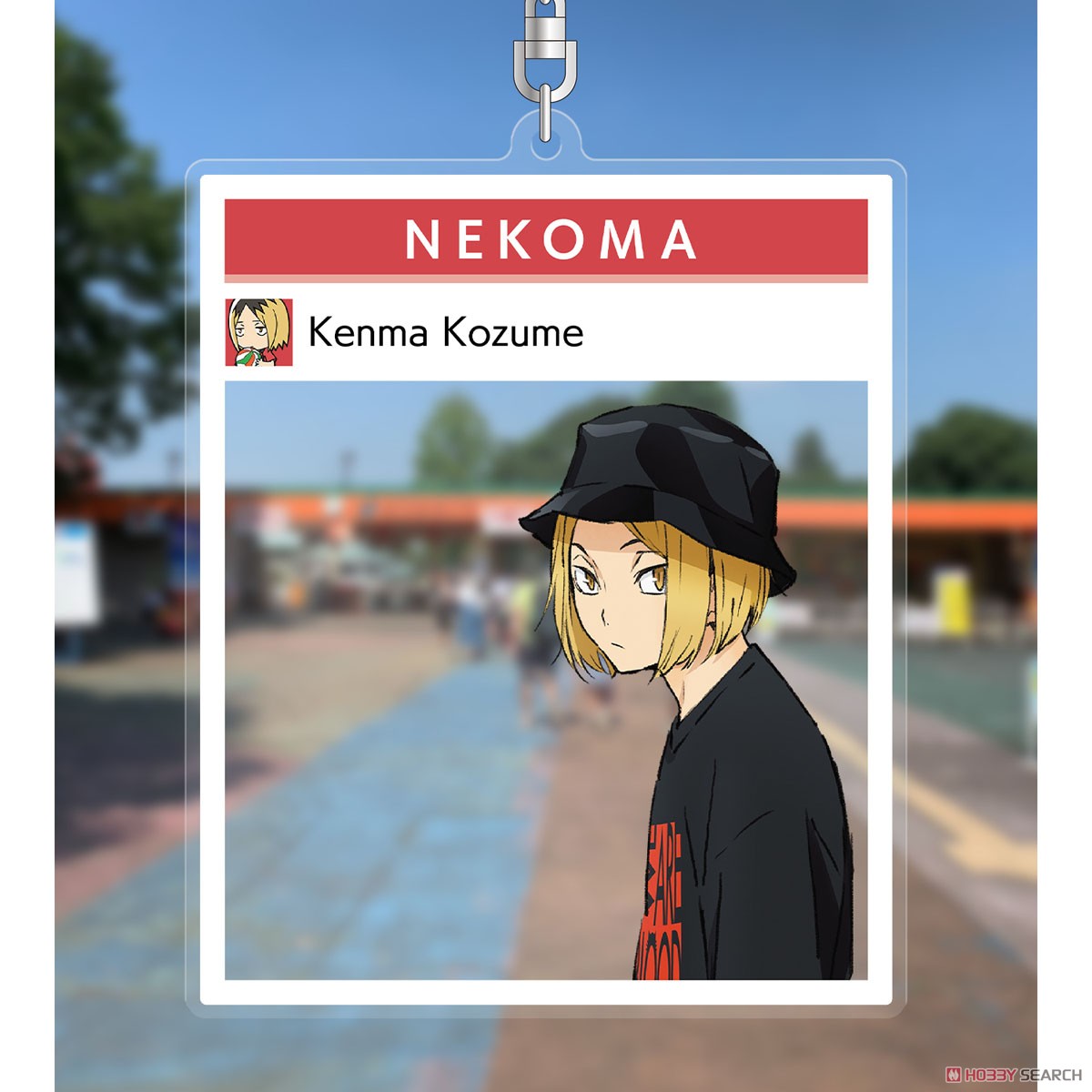 Haikyu!! TO THE TOP x Tobu Zoo Collaboration Leisure Ver. Photo Frame Style BIG Acrylic Keyholder - Kenma Kozume
