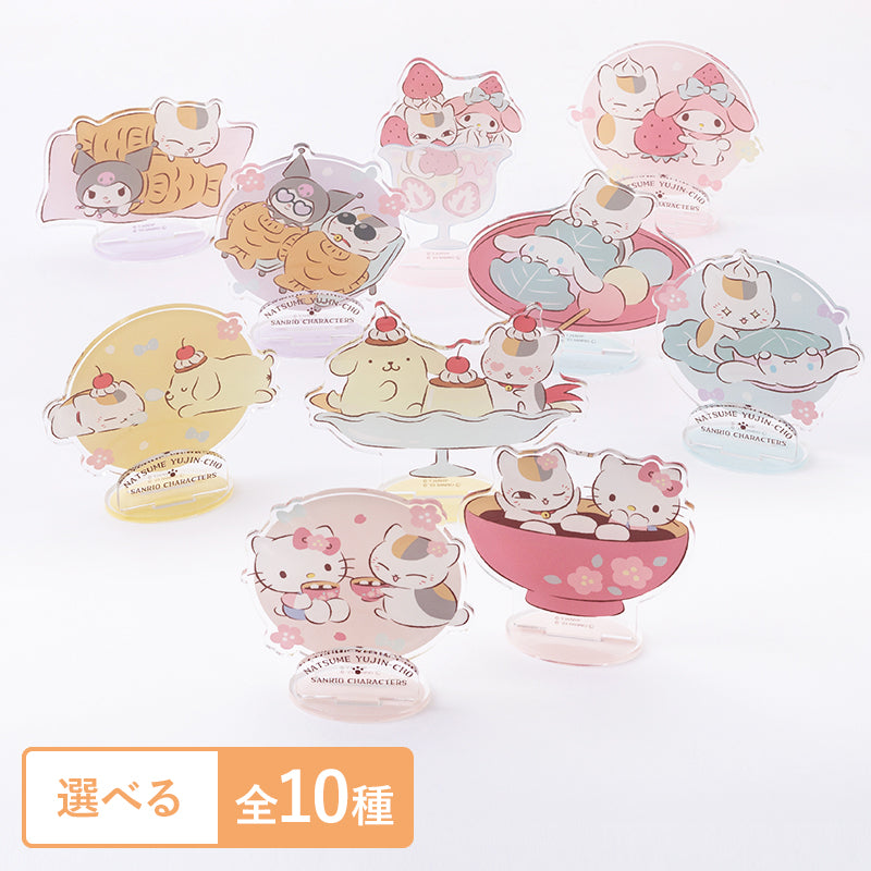 Natsume’s Book of Friends × Sanrio 2nd Collaboration Ver. Acrylic Stand - Kuromi & Nyanko‑sensei