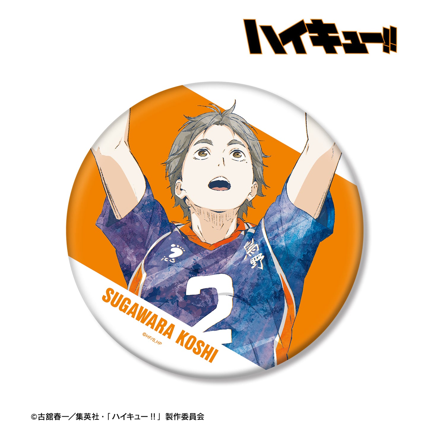 Haikyu!! Ani-Art Vol.3 BIG Can Badge – Koshi Sugawara