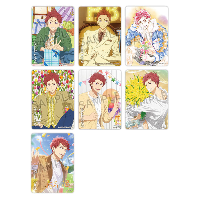Free! Series Birthday Glitter Art Card Collection - 1 Random