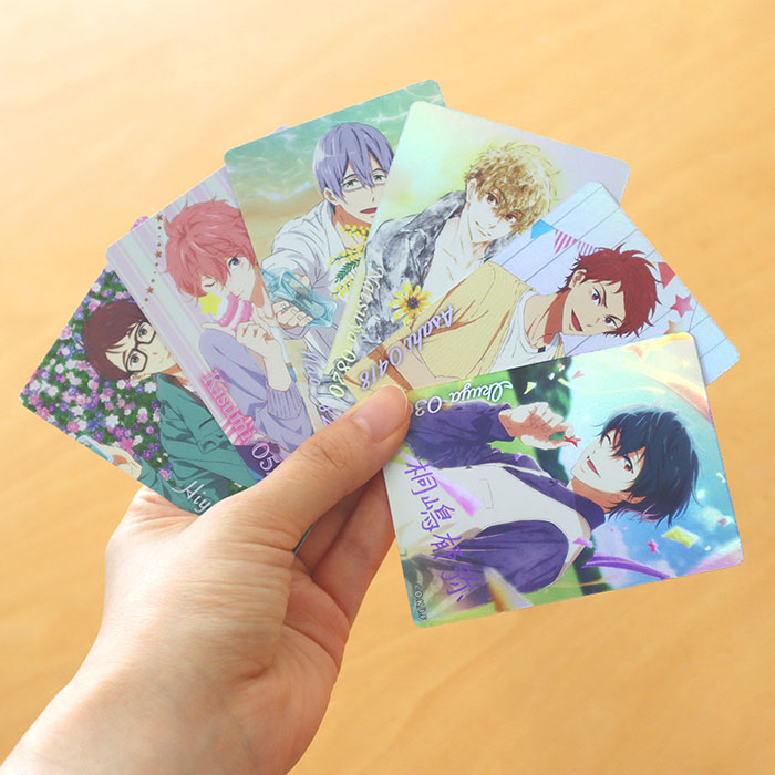 Free! Series Birthday Glitter Art Card Collection - 1 Random
