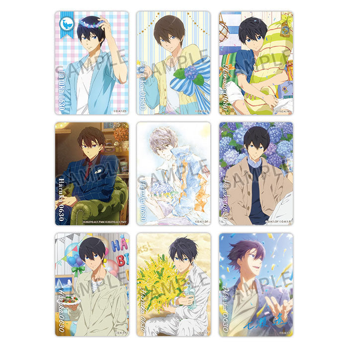 Free! Series Birthday Glitter Art Card Collection - 1 Random