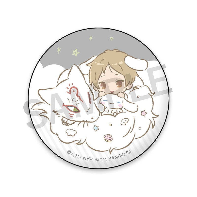Natsume’s Book of Friends × Sanrio 2nd Collaboration Ver. Characters Tinplate Badge Collection - 1 Random