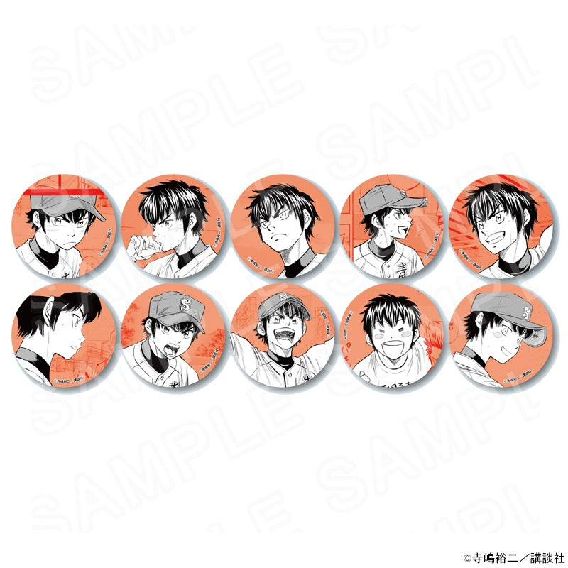 Ace of Diamond ActⅡ Sawamura Eijun Ver. Can Badge Collection - 1 Random