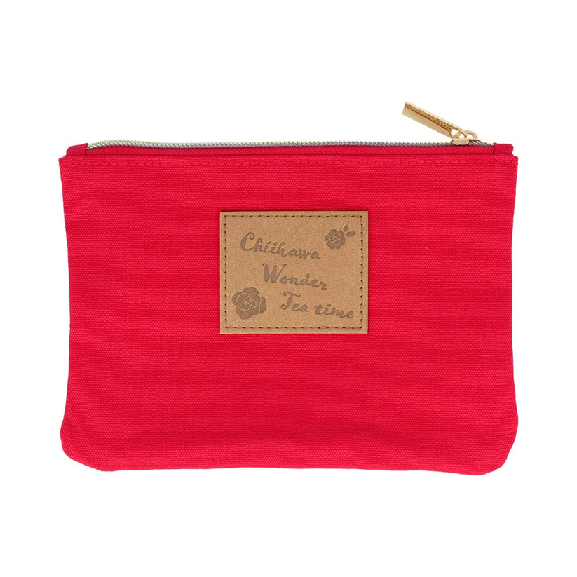 Chiikawa Woven Flat Pouch – Wonder Tea Time “Trump B” Momonga