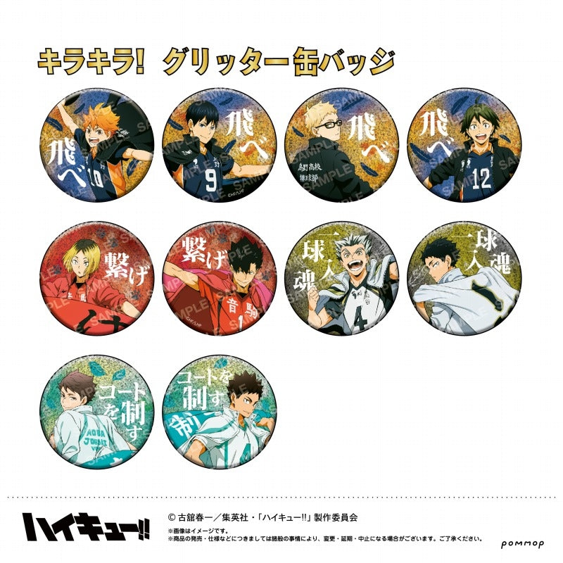Haikyu!! Banner Copyright Vol.1 Tin Badge Collection - 1 Random