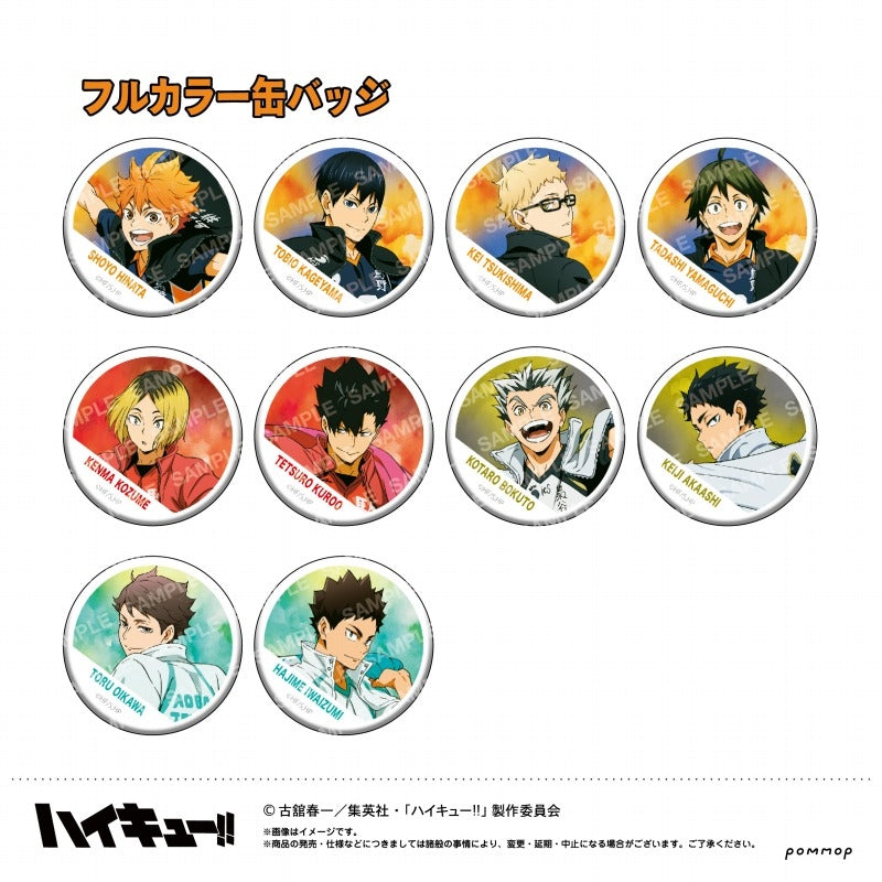 Haikyu!! Banner Copyright Vol.1 Tin Badge Collection - 1 Random