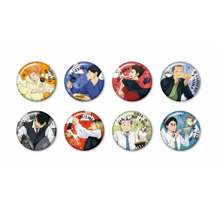 Haikyu!! Yummy Mascot Trading Can Badge - 1 Random