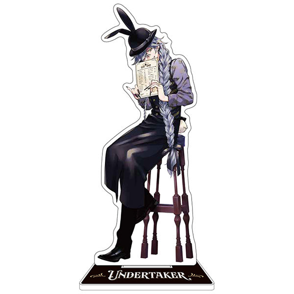 Black Butler: Black Label Bitter Rabbit Café & Shop Ver. Big Acrylic Stand – Undertaker