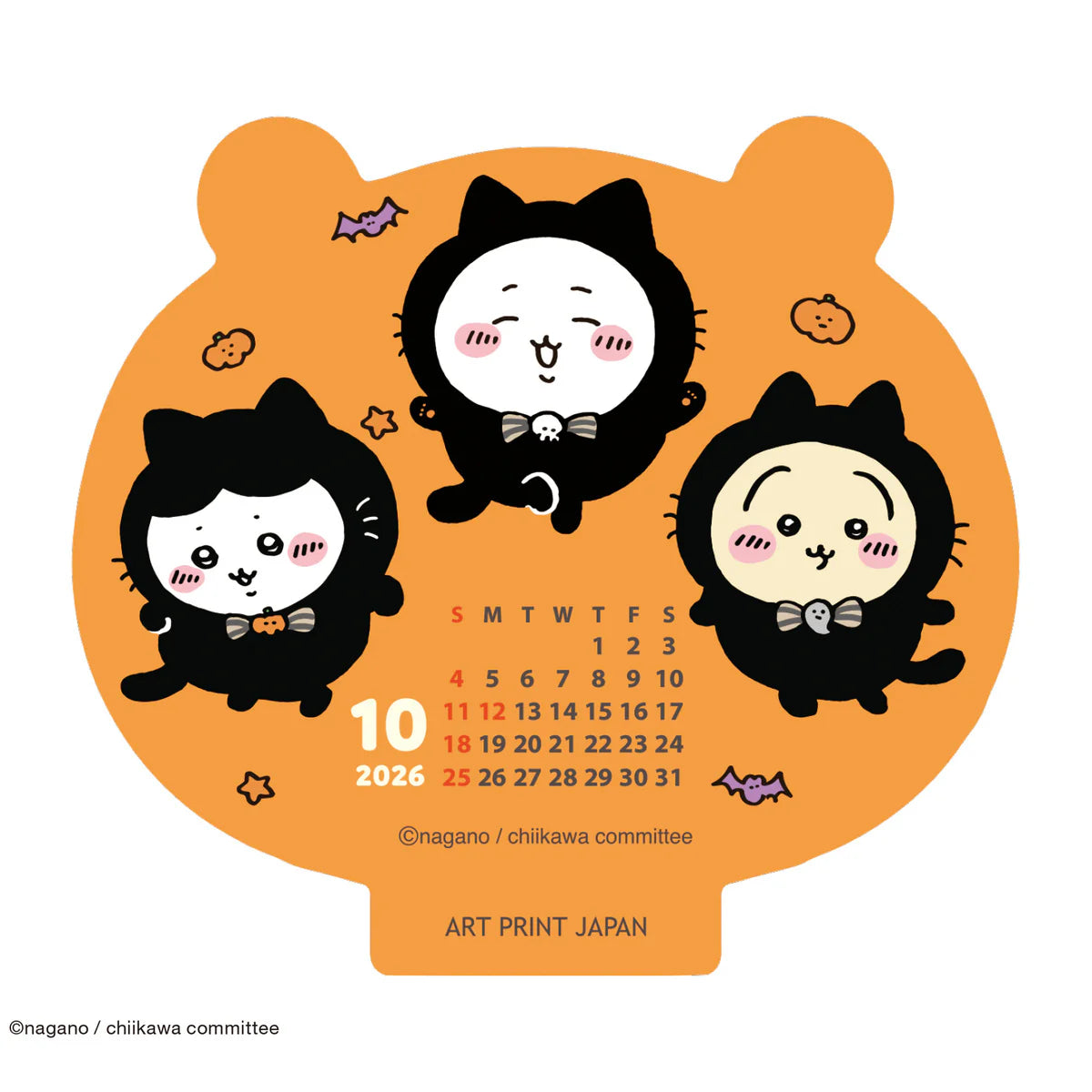 Chiikawa Die-cut Desk Calendar 2026