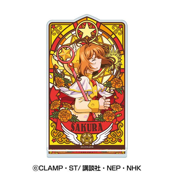 Cardcaptor Sakura Stained Glass-Style Acrylic Stand / Sakura Kinomoto E