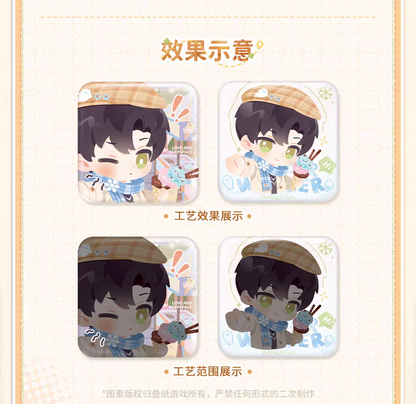 【Pre-order】Love and Deepspace "TIME TO TRAVEL Series" Badge Set