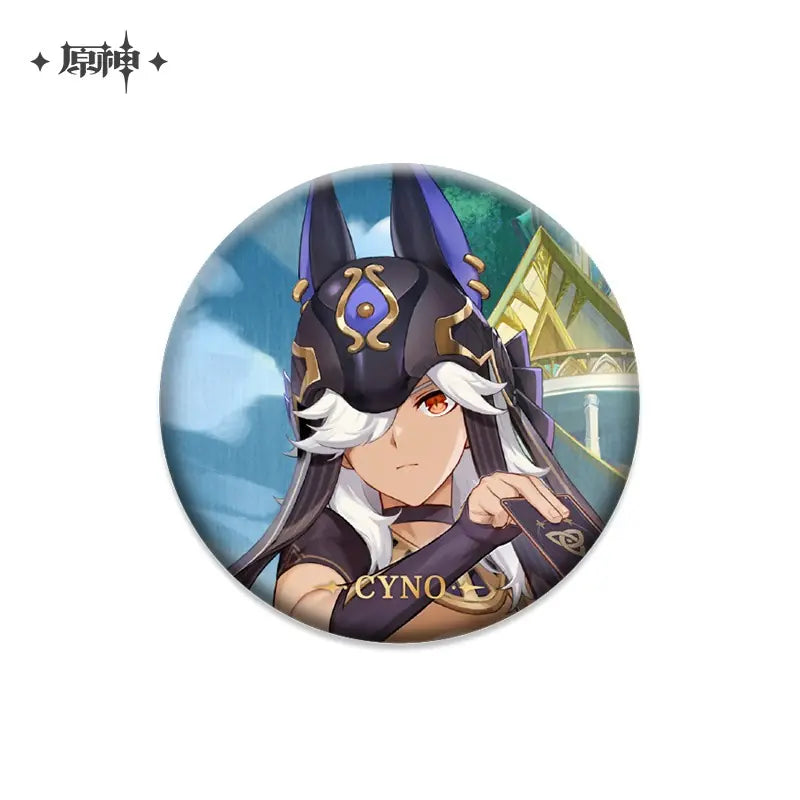 Genshin Impact Themed Character Can Badge - Cyno