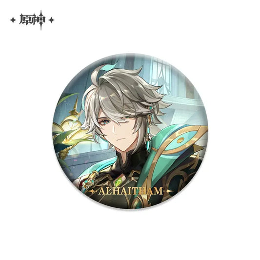 Genshin Impact Themed Character Can Badge - Alhaitham