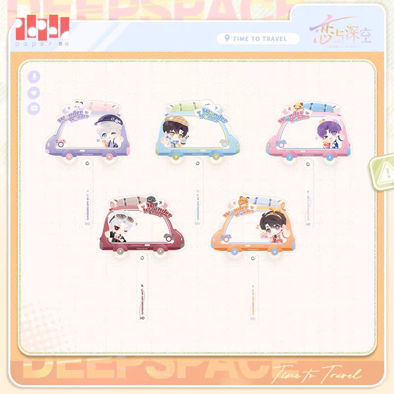 【Pre-order】Love and Deepspace "TIME TO TRAVEL Series" Acrylic Photo Prop Stick